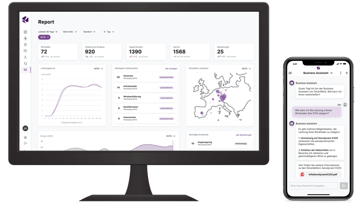 Ecran de calculator și telefon, reprezentând proiecte de dezvoltare de software și digitalizare.